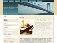 Tablet Screenshot of briansolomonesq.com